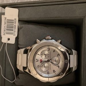 MICHELE white watch with jelly band